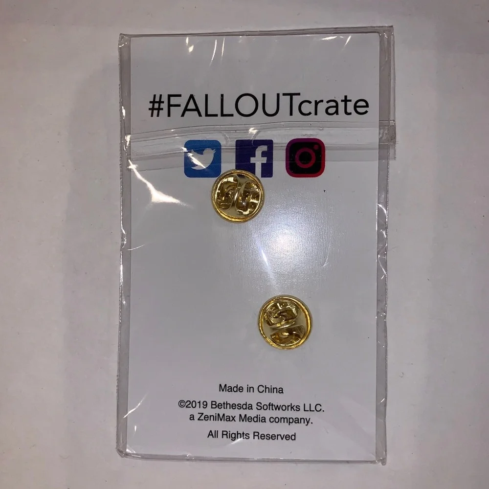Sealed Fallout Crate #9 Rebuild Pin